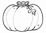 Pumpkin Coloring Pages Blank Kids Printable Color Vine Print Getcolorings sketch template