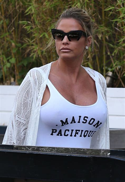 katie price s boobs burst out to make public appearance in