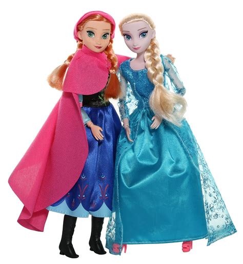 From The Movie Frozen Classic Set Of Anna And Elsa Dolls 11 5 Inches