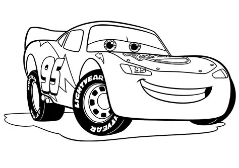 coloring page coloring  kids lightning mcqueen  coloring home