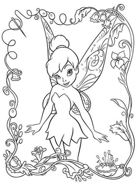 tinkerbell coloring pages coloring home