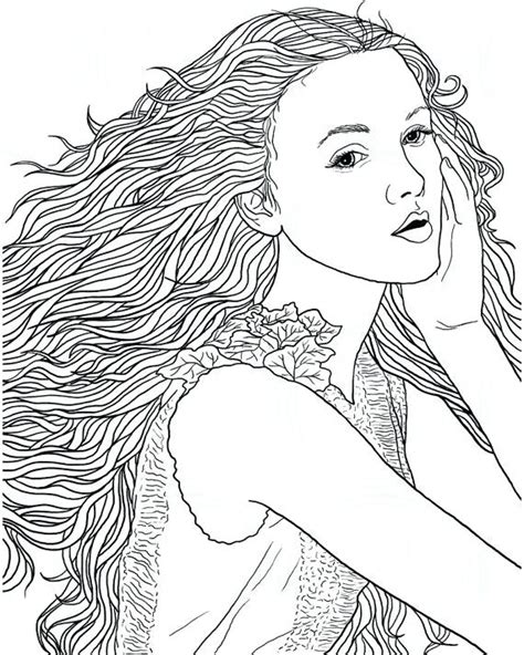 coloring pages  adults faces  getdrawings