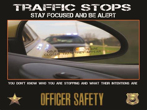 Police Officer Motivation Poster – Traffic Stops 24×18