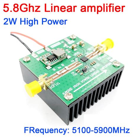 dykb  ghz  high power linear amplifier fpv image transmission rf amplifier remote signal