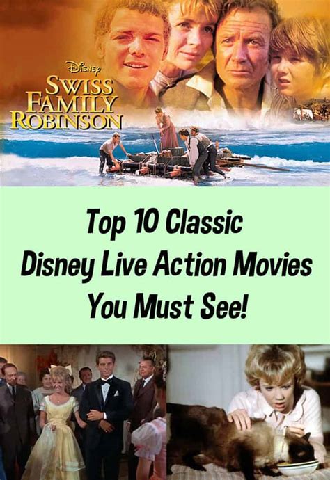 top 10 classic disney live action movies you must see