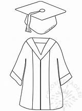 Graduation Cap Drawing Coloring Gown Preschool Uniform School Pages Printable Drawings Coloringpage Eu Color Kindergarten Pre Getdrawings Getcolorings Print Pattern sketch template