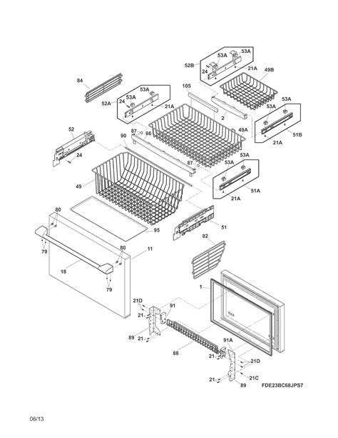 electrolux refrigerator parts model ebcjps sears partsdirect