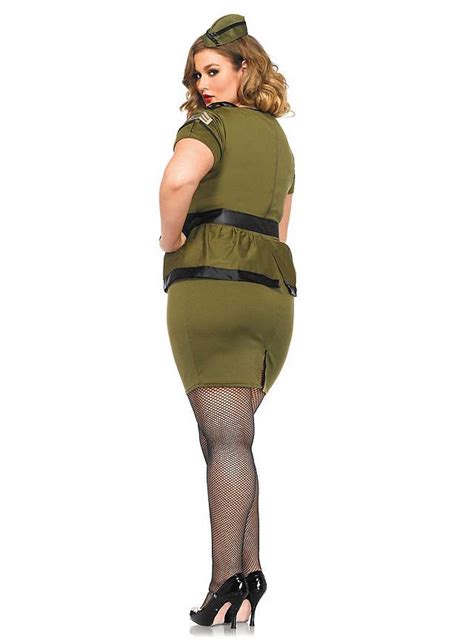 sexy pin up commander plus size costume