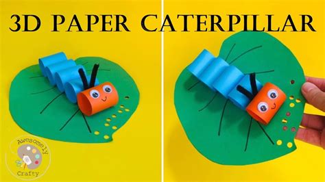 caterpillar craft  kids  paper caterpillar craft youtube