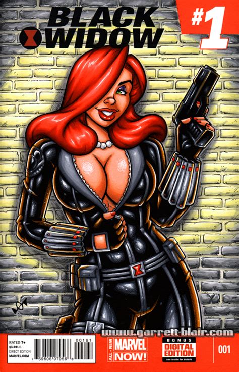 Jessica Rabbit Black Widow Sketch Cover By Gb2k On Deviantart