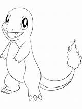 Charmander Coloring Pages Printable Color sketch template