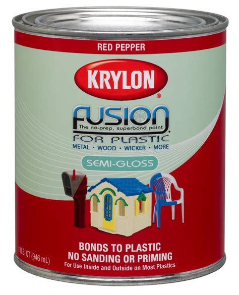 krylon introduces   brush  paint  plastic