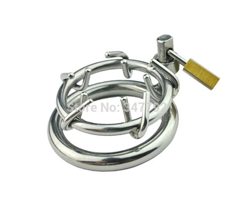 Stainless Steel Male Chastity Device Cock Cage Chastity Belt Penis Ring