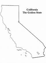 California Outline Map Coloring Pages Drawing Kids Ca Maps Capital Blank State Mission Clipart Color Doodles Cutout States Printable Use sketch template