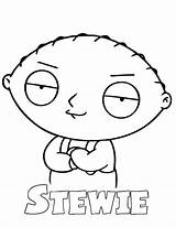 Stewie Guy Family Coloring Pages Griffin Awesome Drawing Peter Printable Colouring Color Gangster Print Getdrawings Getcolorings Cartoon Template Sketch Button sketch template