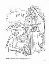 Virgen Guadalupe Lapiz Virgencita Apariciones Vierge Jackie sketch template