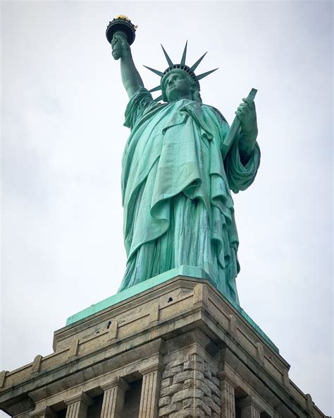 My First Time Visiting The Statue Of Liberty She Was