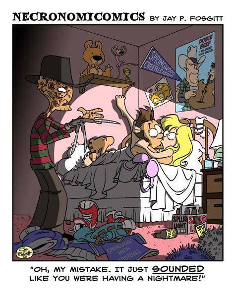 Funny Horror Comic Strip Horror Humor Pinterest