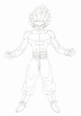 Goku Coloring Ssg Pages God Popular Ssj sketch template