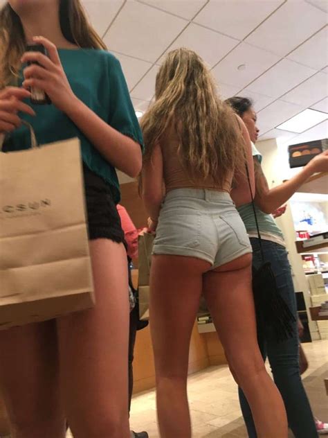 teen ass tight shorts naked photo