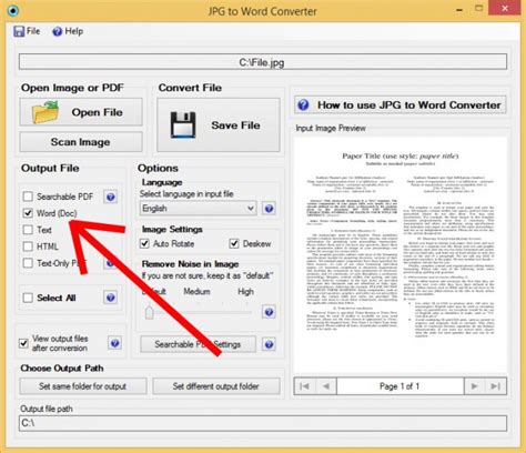 convert scanned images  editable word files