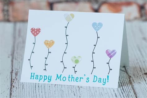 simple diy mothers day cards rose clearfield