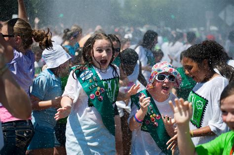 Thousands Of Girl Scouts Descend On National Mall To Celebrate