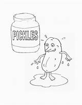 Coloring Pickle Pages Color Pickles Make Books Uteer sketch template
