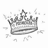 Coronas Princesas Kleurplaat Prinsessenkroon Tiara Tiaras Desilusion Designlooter Momjunction sketch template