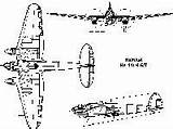 Heinkel не 111h sketch template