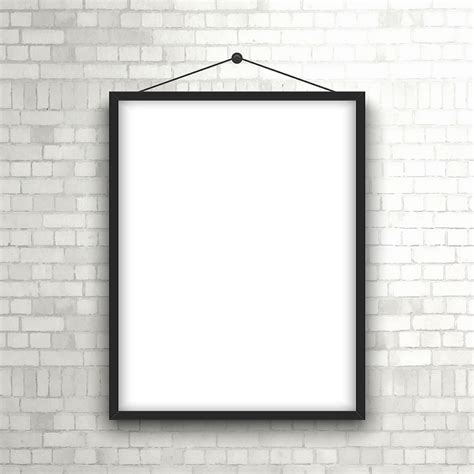 blank hanging photo frames  poster templates vector image images   finder
