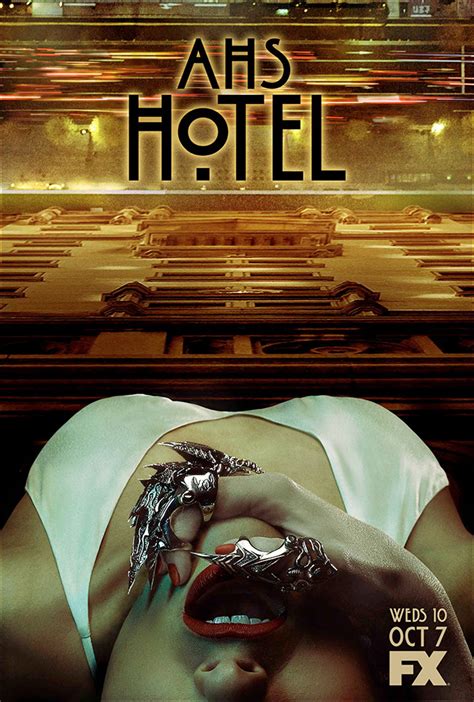 don t look down american horror story hotel s new poster is not for