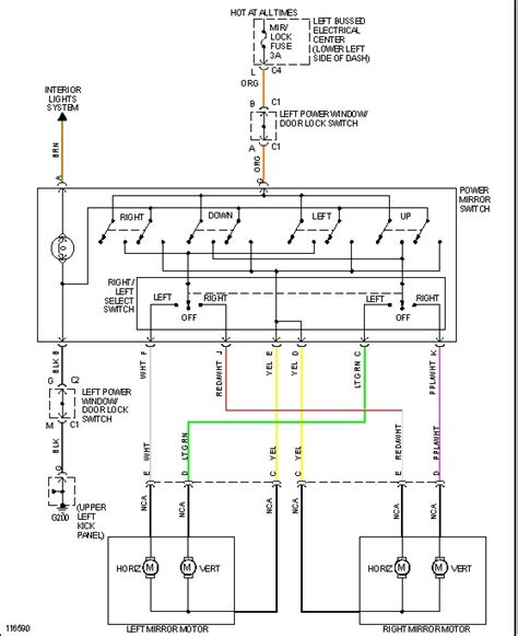 chevy silverado power mirror wiring diagram wiring diagram  schematic role