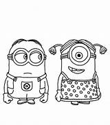 Coloring Dave Pages Minions Popular sketch template