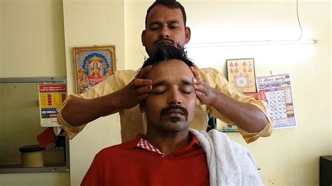 Head Massage With Neck Cracking Intense Youtube