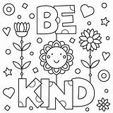 Kindness sketch template