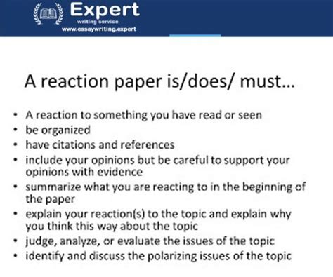 reaction paper writing service expert writers