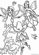 Coloring Fairy Pages Fantasy Fairies Kids Flying Coloring4free Print Tree House Adults Wood Summer Cute Getdrawings Hellokids Getcolorings Printable Related sketch template