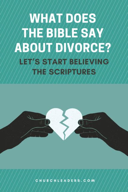 What Does The Bible Say About Divorce Let’s Start Believing The Scriptures