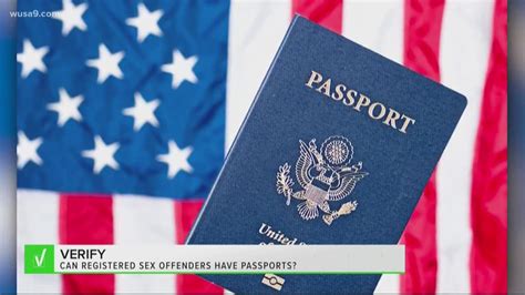 verify can a registered sex offender obtain a passport