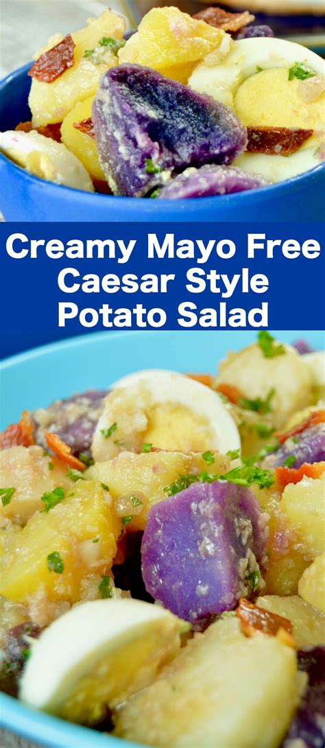Creamy Mayo Free Caesar Style Potato Salad West Via Midwest
