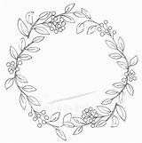 Malen Kranz Herbstkranz Malvorlagen Bloemenkrans Zeichnung Basteln Kleurplaat Boho Bloemenslinger Einfach Doodles Turkcephe Wrth Afkomstig sketch template