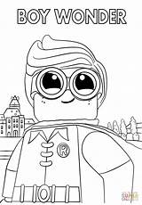 Lego Coloring Pages Boy Wonder Robin Printable Batman Getcolorings Movie Categories sketch template