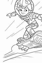 Miles Tomorrowland Colouring Disney Junior Merc Callisto sketch template