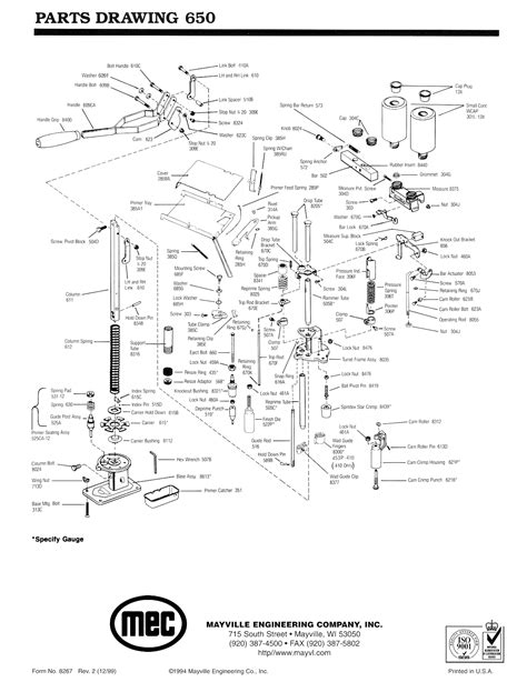 mec  parts diagram