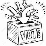 Vote Ballot Box Voting Election Clipart Sketch Drawing Vector Illustration Doodle Style Format Clip Stock Popular Sovereignty Agm Nominations Istock sketch template