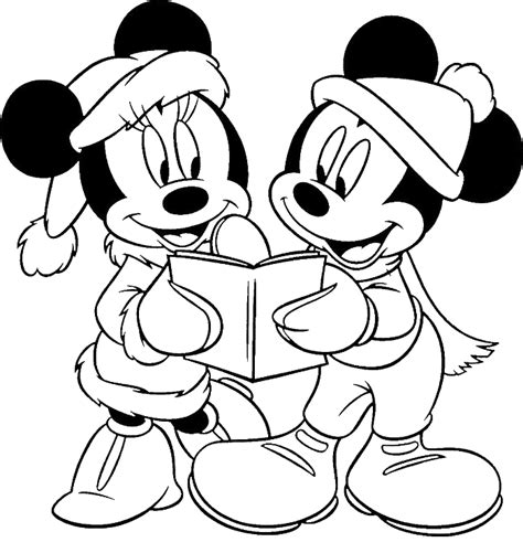 minnie mouse christmas pictures coloring home