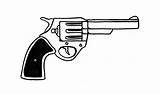 Revolver Armas Arma Desenhar Pistola Fogo Calibre Passo Lver sketch template