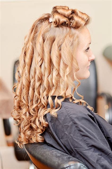 curly hair styling stock photo image  hairstylist
