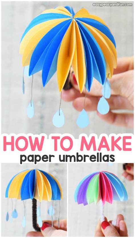 paper umbrellas easy peasy  fun